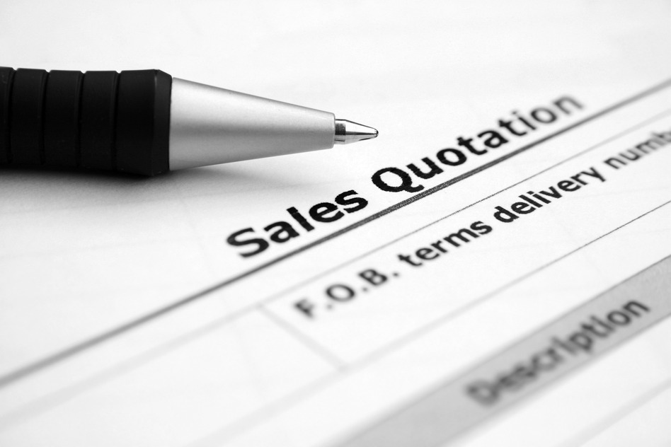 Sales quotation