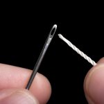 Sewing needle and thread