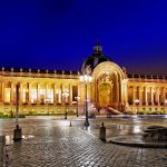 Grand Palais (Grand Palace) in Paris, France.NIGHT